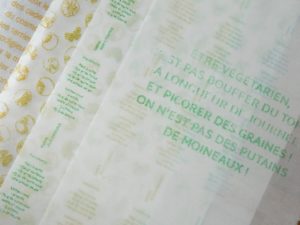 affiche comestible sur le vegetarisme